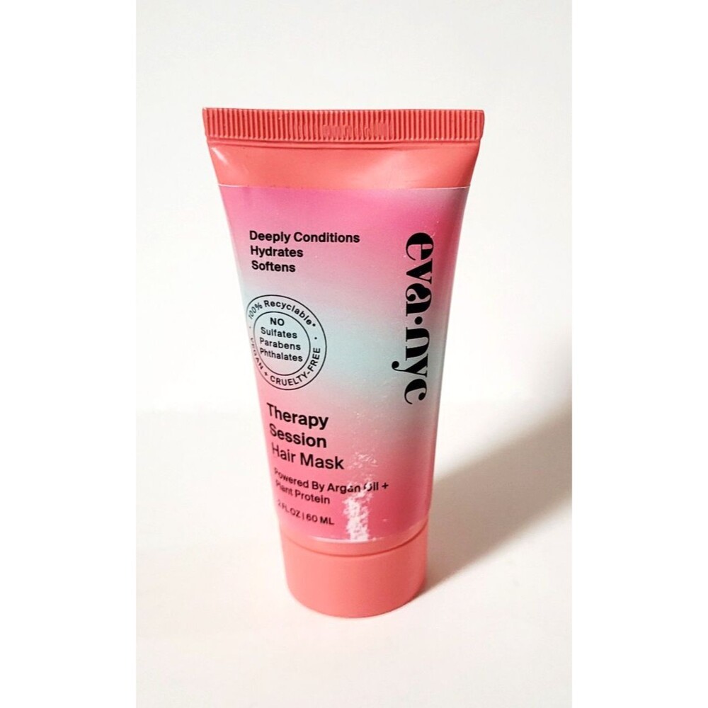 Eva NYC Therapy Session Hair Mask Hydrates Softens Argan Oil 2 fl oz NEW